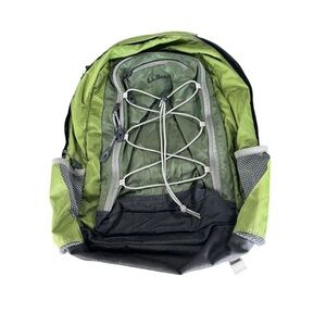 Vintage L.L BeanNylon Backpack Green